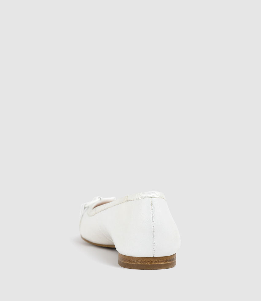 FINITY Classic Ballet with Tonal Trim in Offwhite - Edward Meller