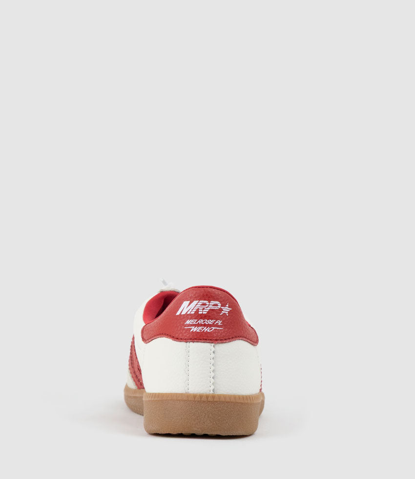 JESTER Sneaker in Red Combo - Edward Meller