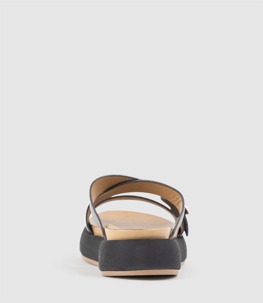 KACEY Crossover Slide on Unit in Black - Edward Meller