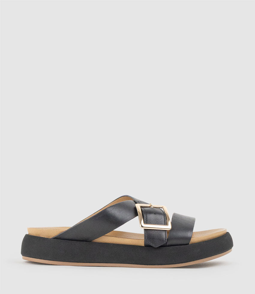 KACEY Crossover Slide on Unit in Black - Edward Meller