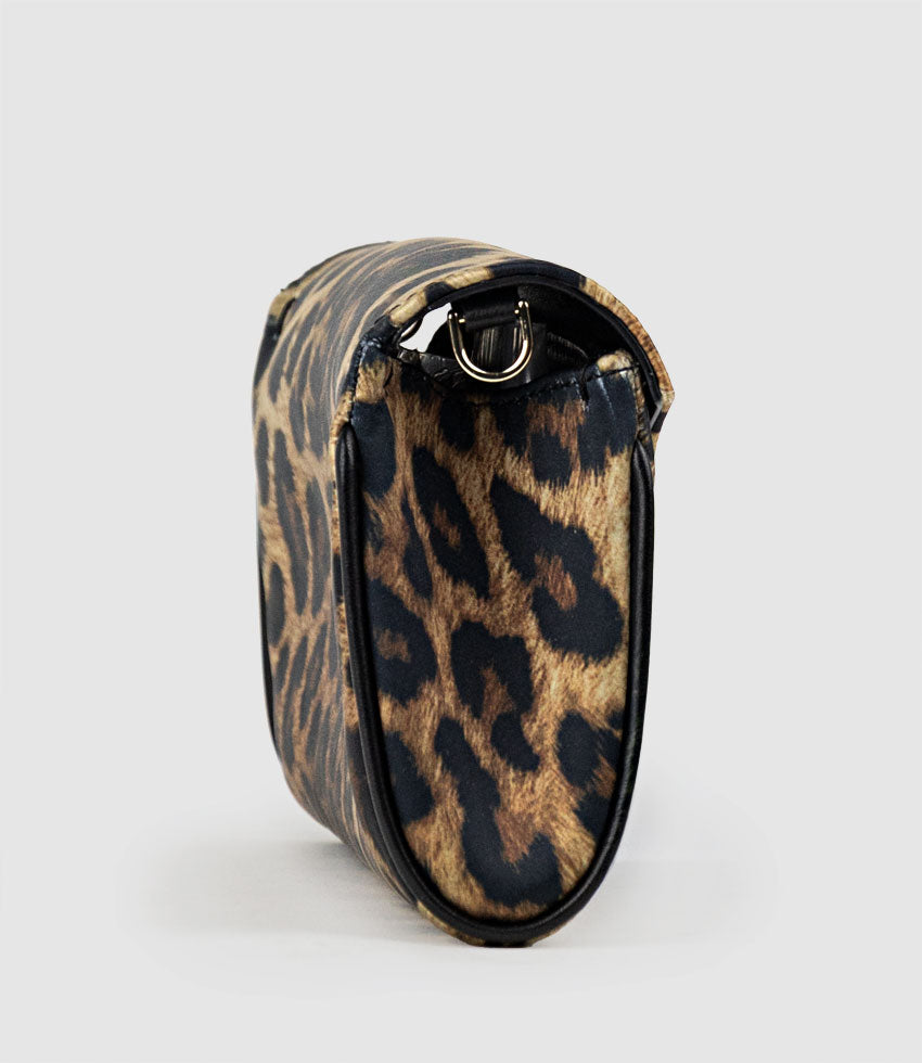 NAIA Foldover Clutch in Animal Silk - Edward Meller