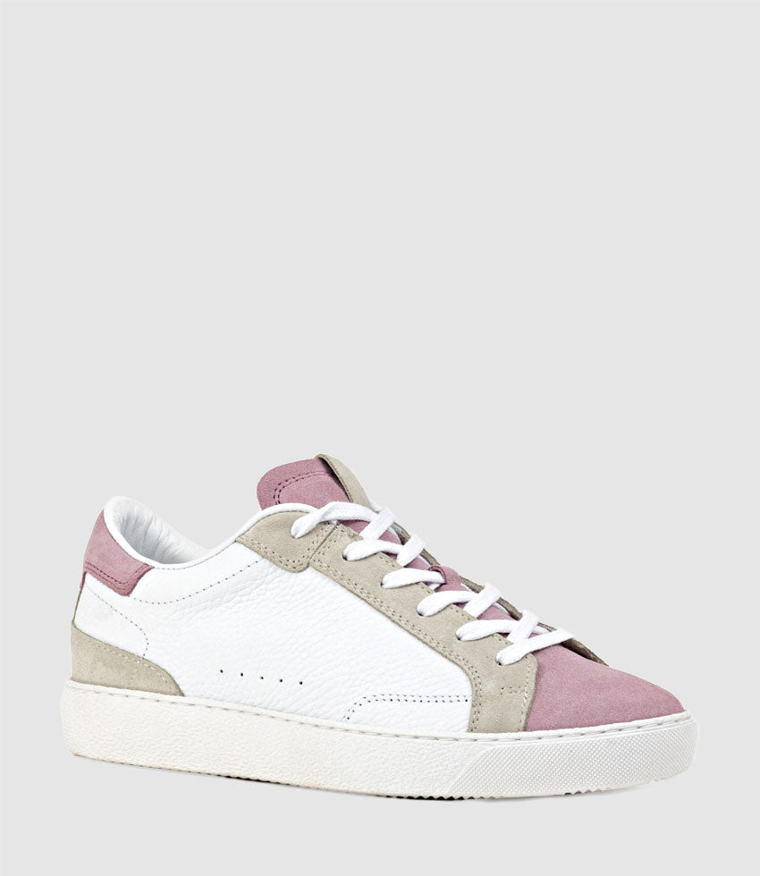 JOSETTE Sneaker with Accents in Pink Combo - Edward Meller