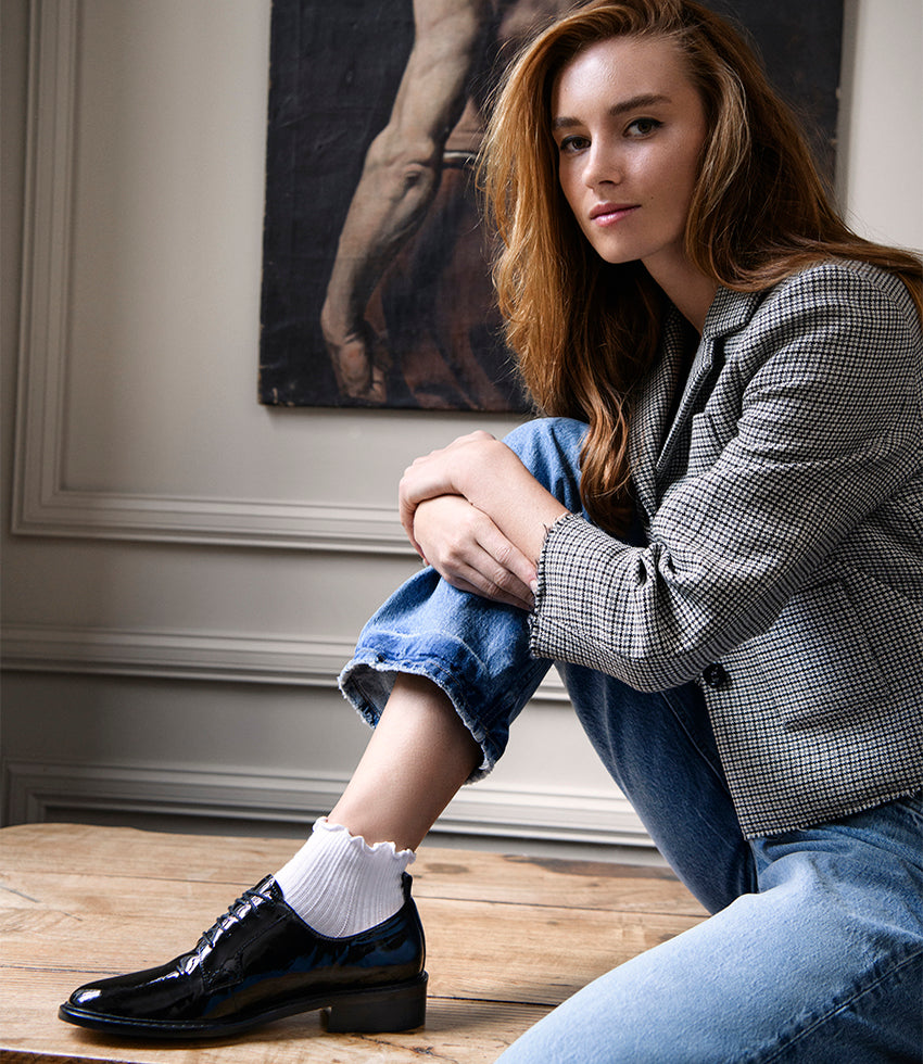 Lace Ups - PERCY30 Lace Up in Black Patent