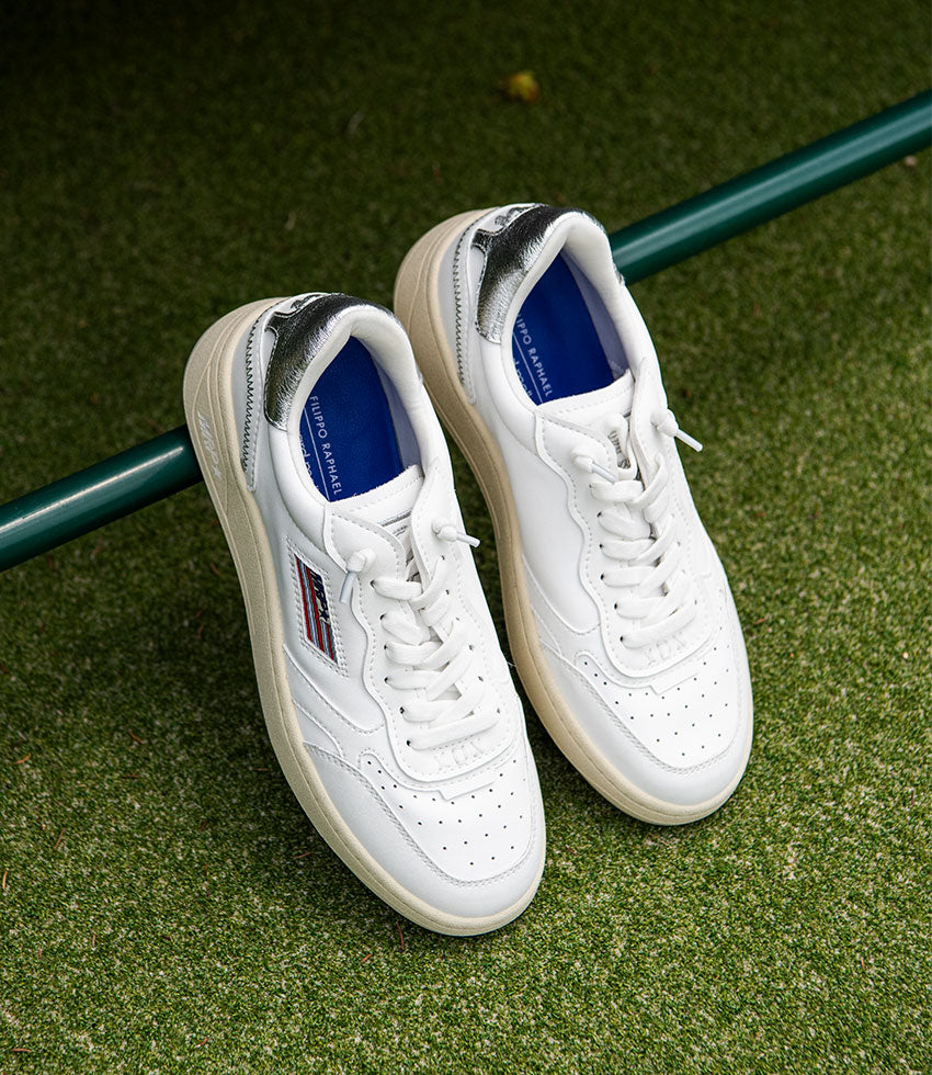 JOKER Sneaker in Silver Combo - Edward Meller