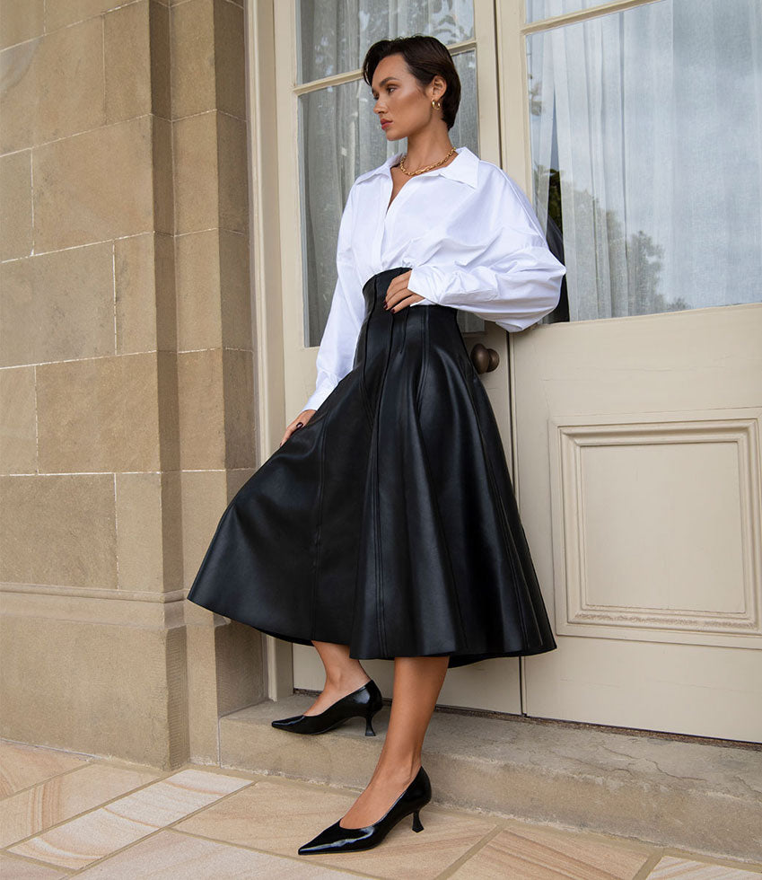 CARMIT60 Choked Pump in Black Patent