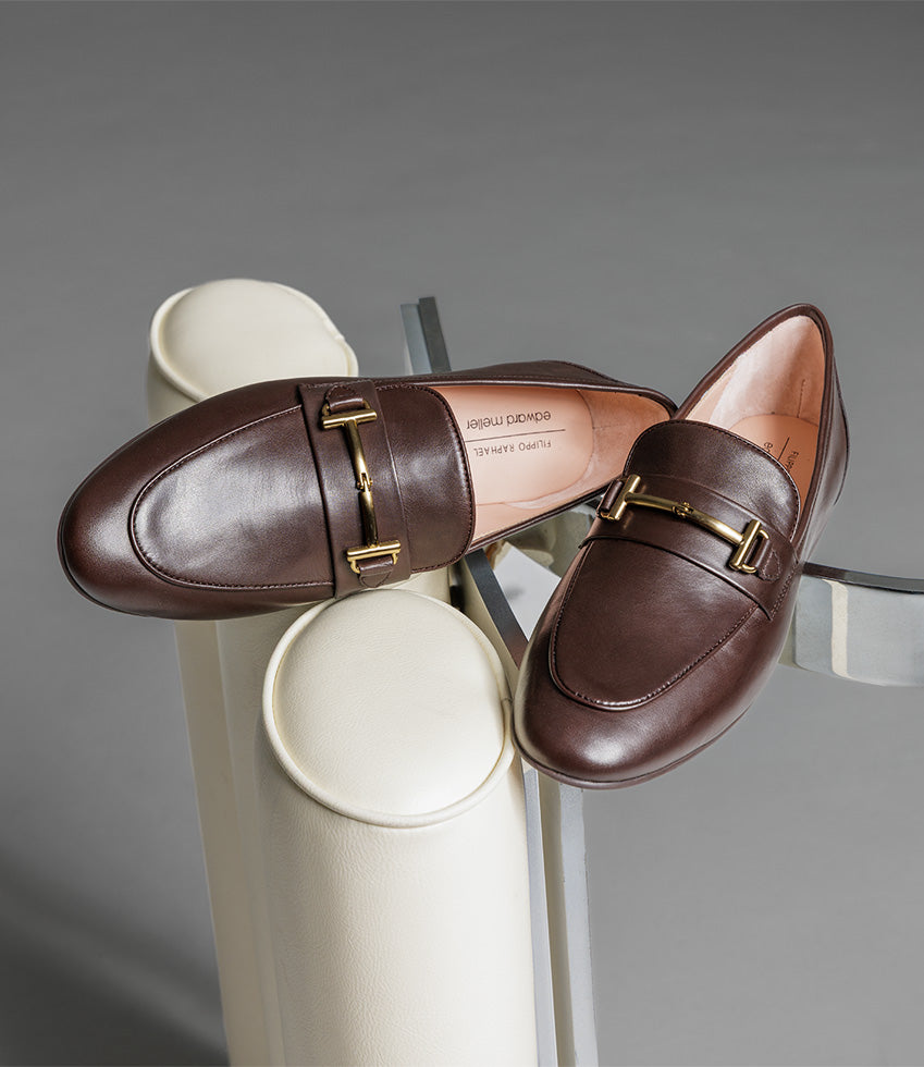 FRANCO Loafer in Chocolate Calf - Edward Meller