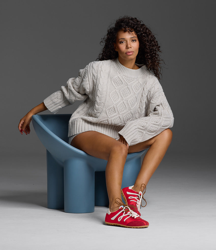 JUPITER M Sneaker in Cherry Combo - Edward Meller