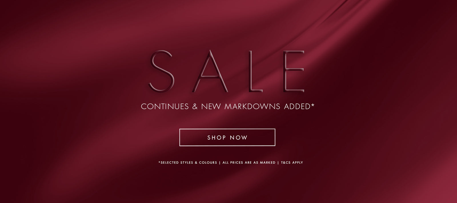 SALE Continues & New Markdowns Added* SHOP NOW
