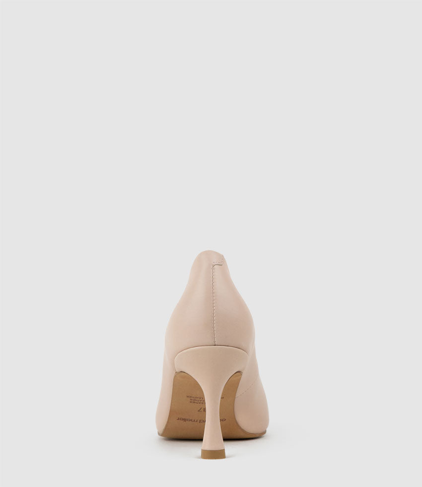ARIEL75 Chiselled Pump in Shell Calf - Edward Meller
