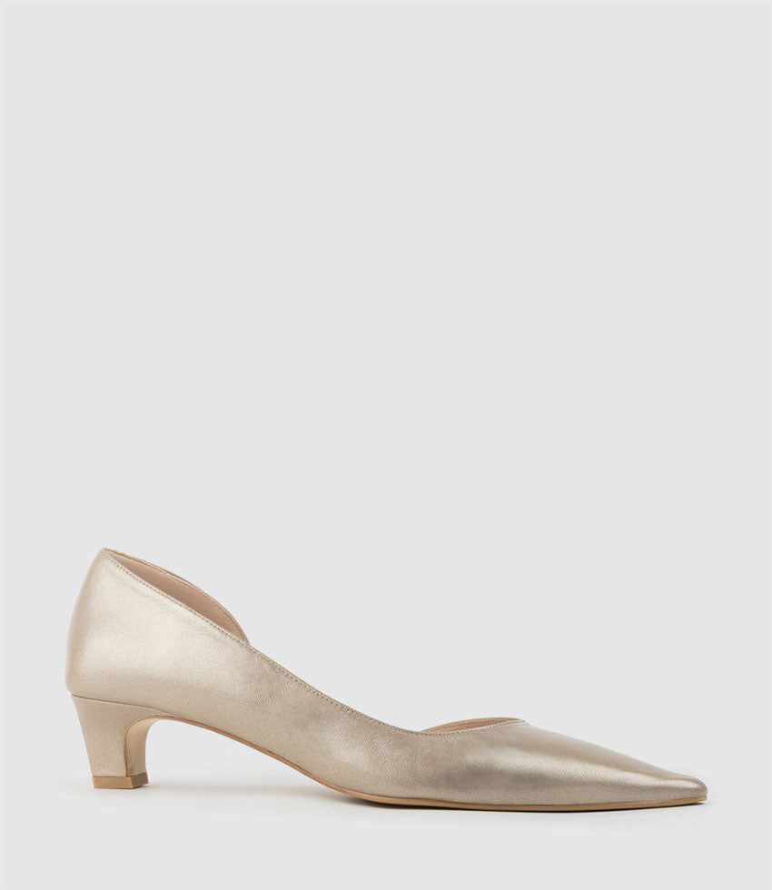 BASTILLA40 DOrsay Pump in Platino - Edward Meller