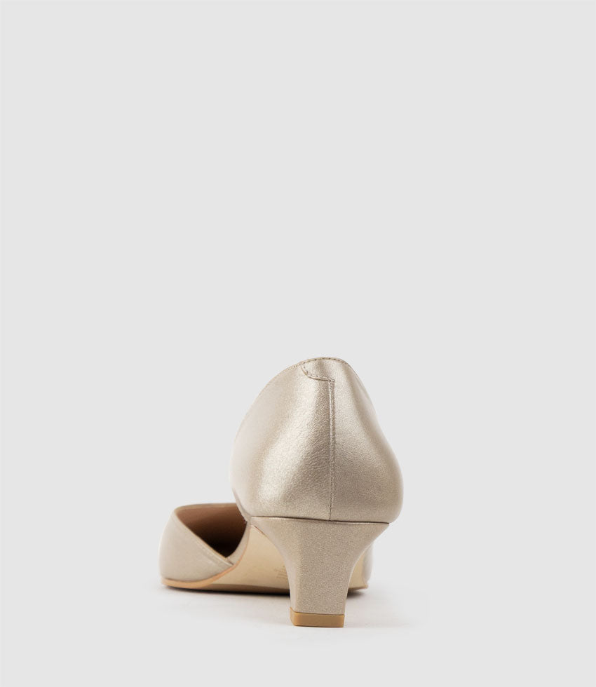 BASTILLA40 DOrsay Pump in Platino - Edward Meller