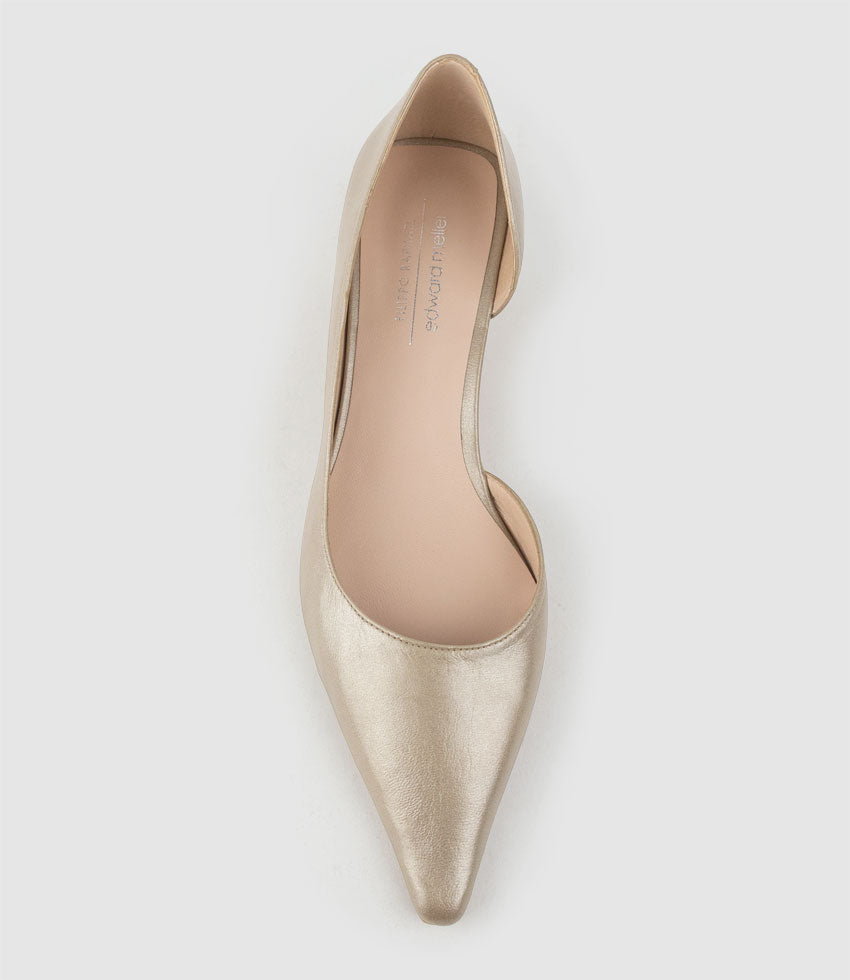 BASTILLA40 DOrsay Pump in Platino - Edward Meller