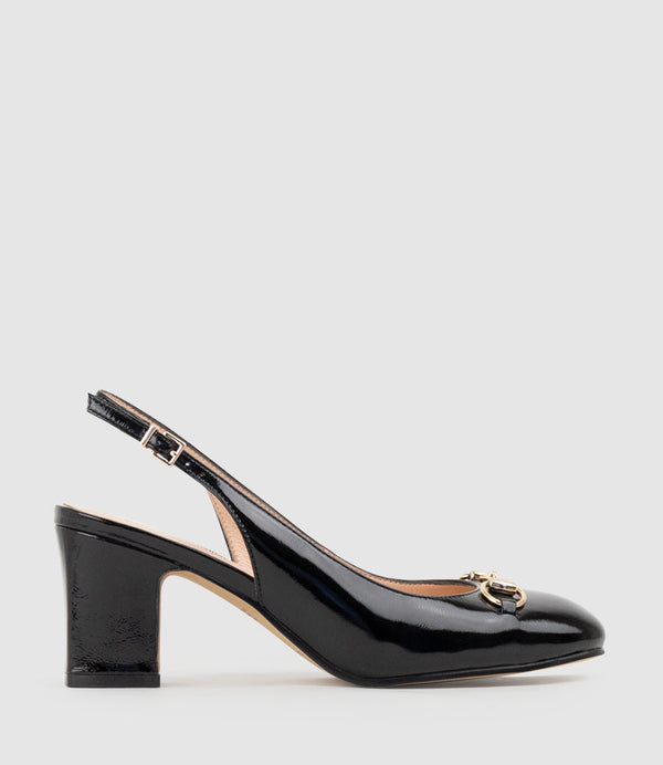 Black Patent Camille Flat main image 0