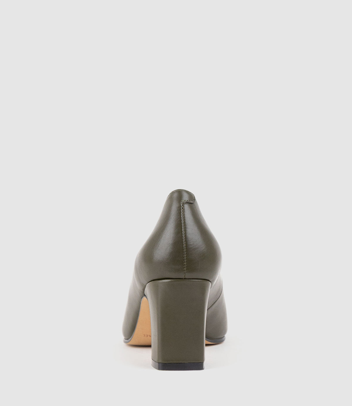 CHANELLE65 Pump with Trim in Olive Calf - Edward Meller