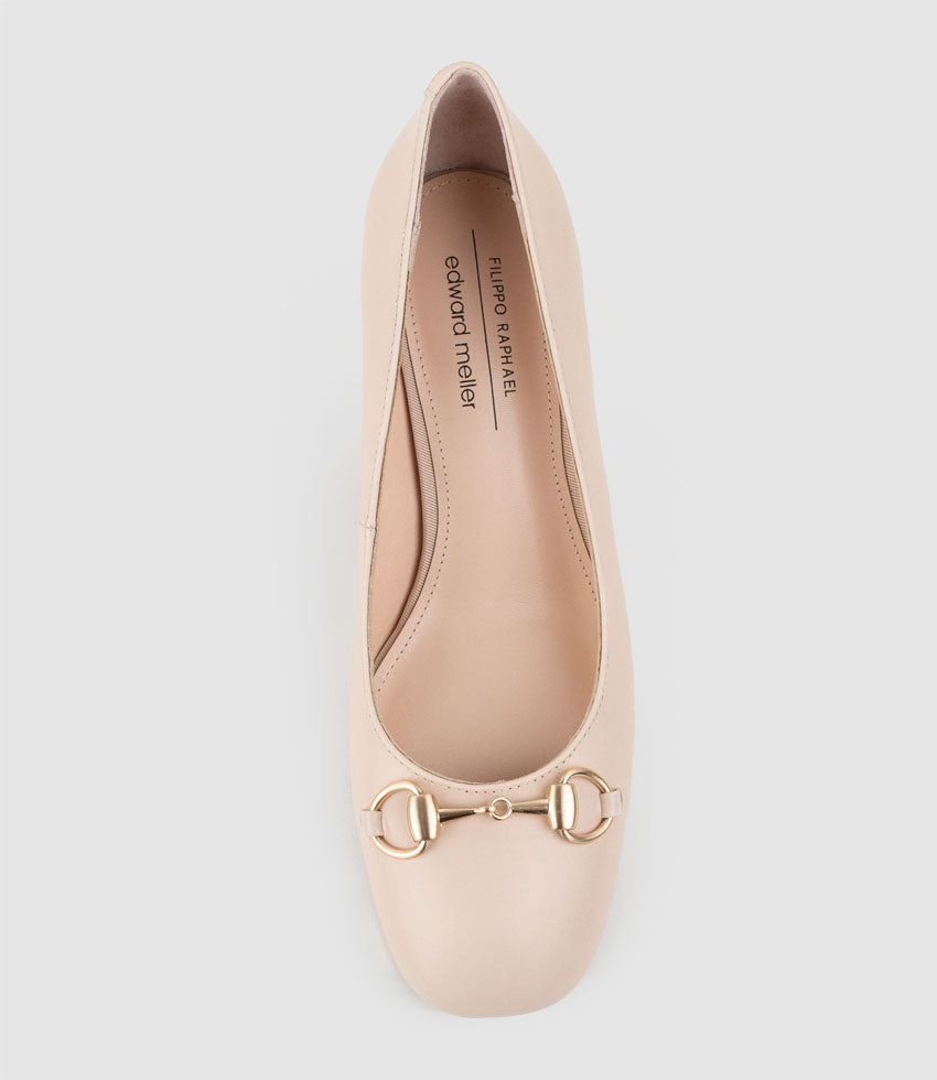 CHANELLE65 Pump with Trim in Shell Calf - Edward Meller