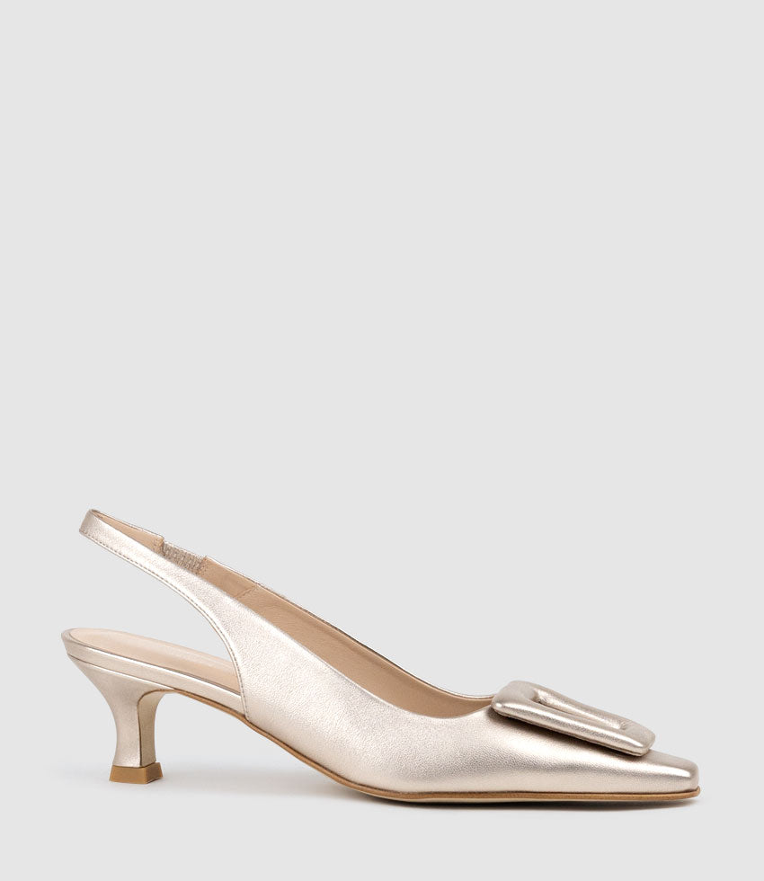 DAMINI60 Slingback Pump in Rosegold - Edward Meller