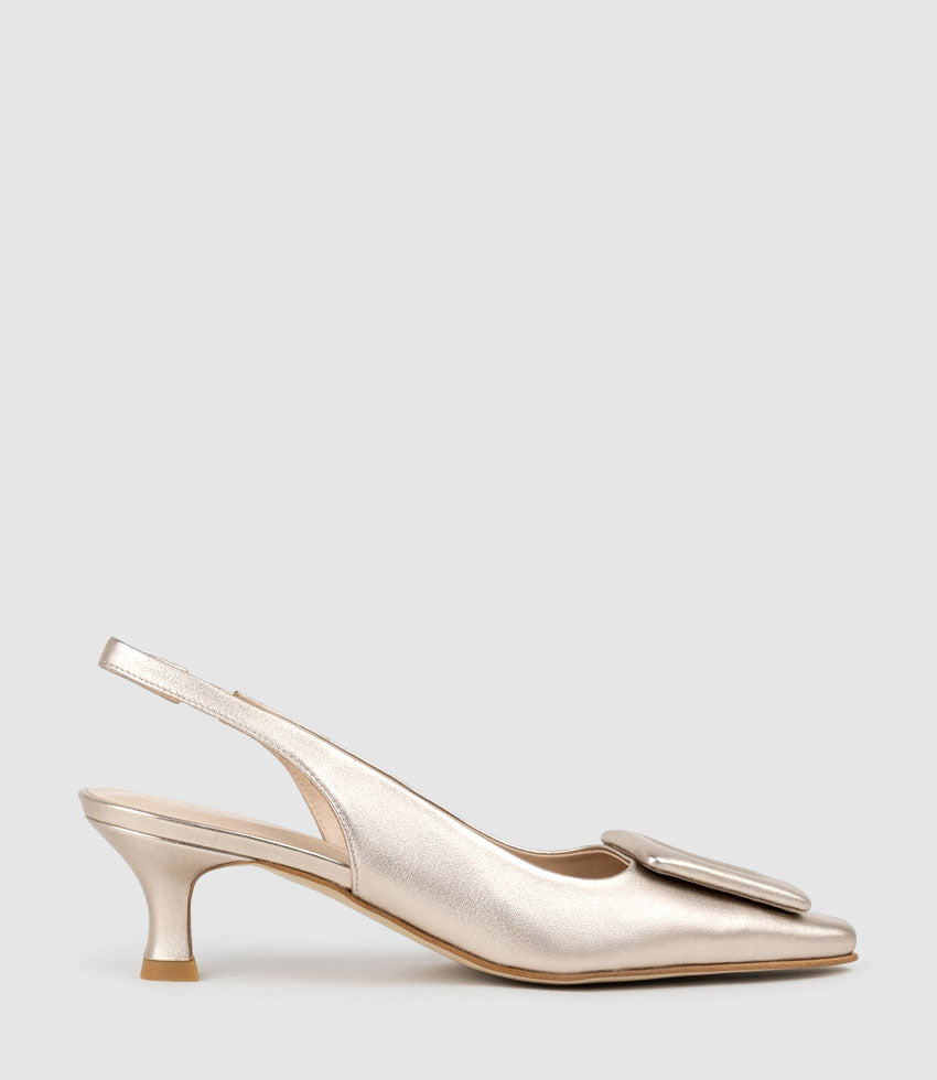 DAMINI60 Slingback Pump in Rosegold - Edward Meller
