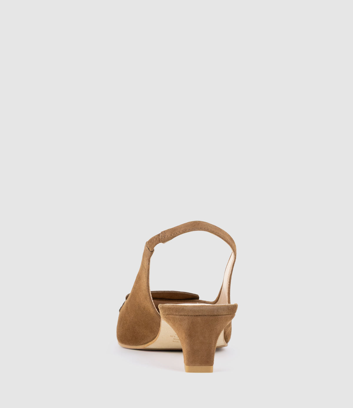 DIANE40 Albert Throat Slingback in Tan Suede