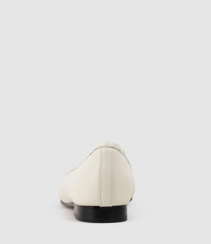 EASTON Cap Toe Ballet in Offwhite - Edward Meller
