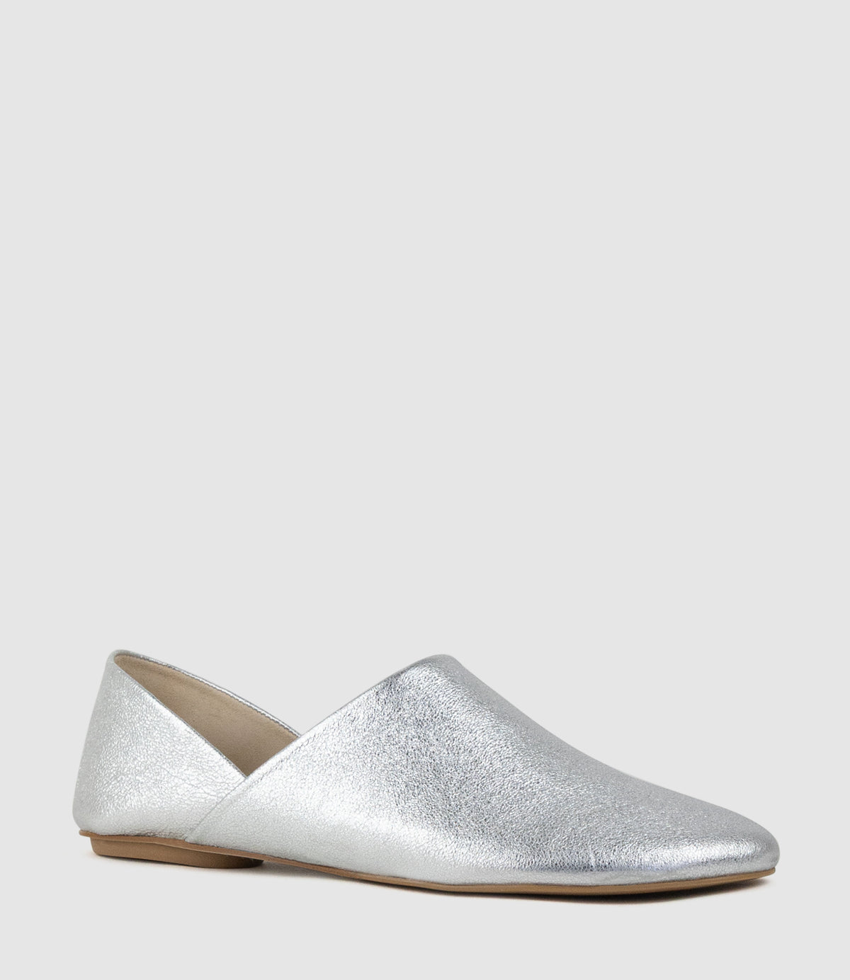 EMANUEL Slip-on with Collapsable Back in Silver