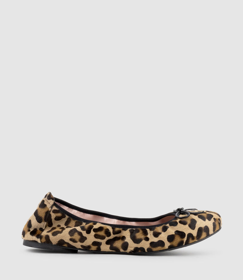 ESME Classic Soft Ballet in Leopard - Edward Meller