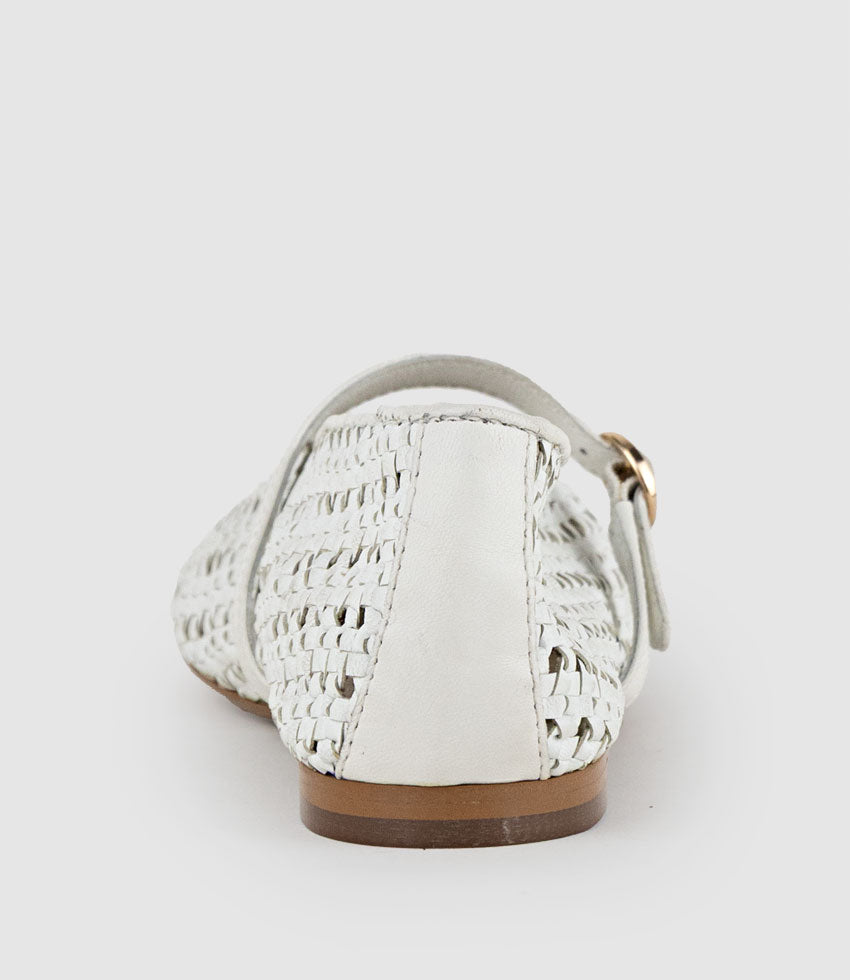 FALIN Woven Ballet in Offwhite - Edward Meller