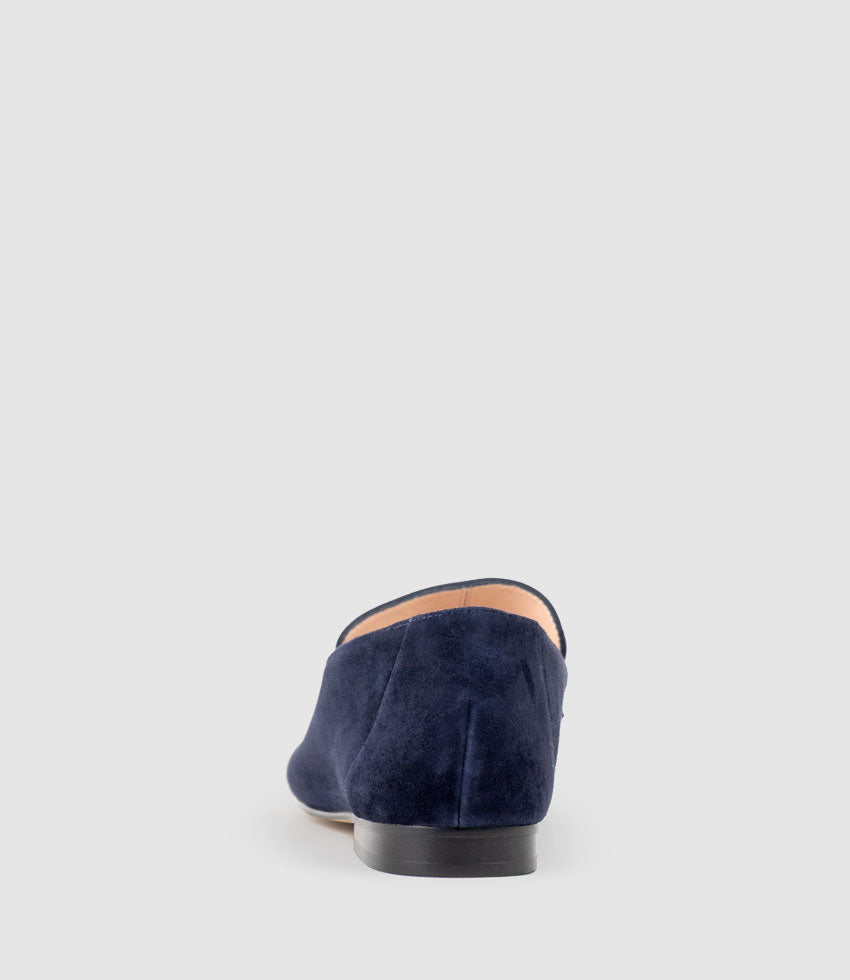 FAXON Loafer in Navy Suede - Edward Meller