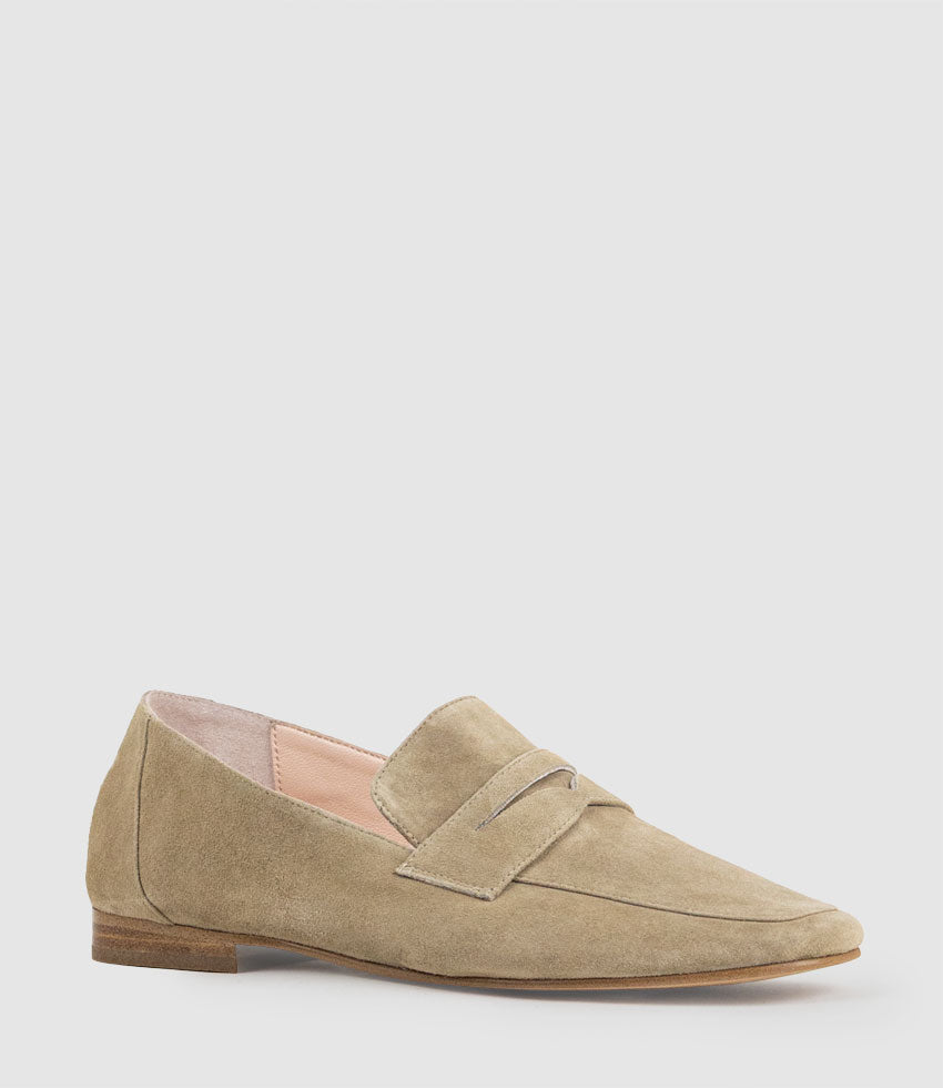 FAXON Loafer in Sahara Suede - Edward Meller