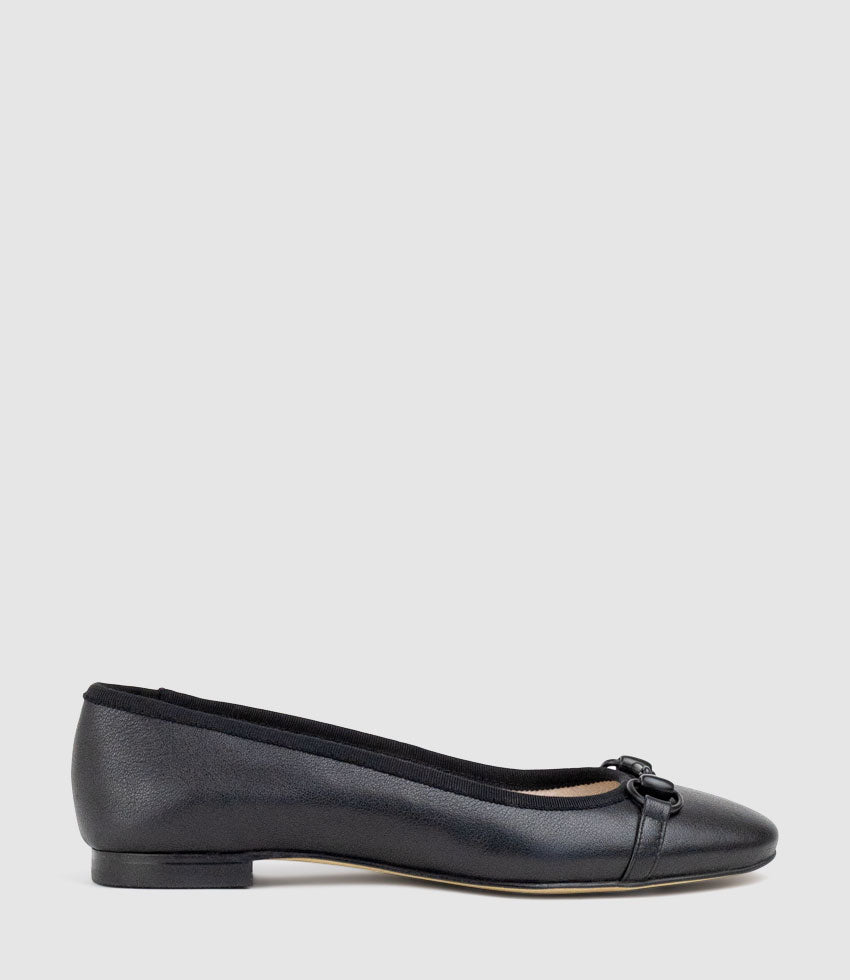 FINITY Classic Ballet with Tonal Trim in Black - Edward Meller