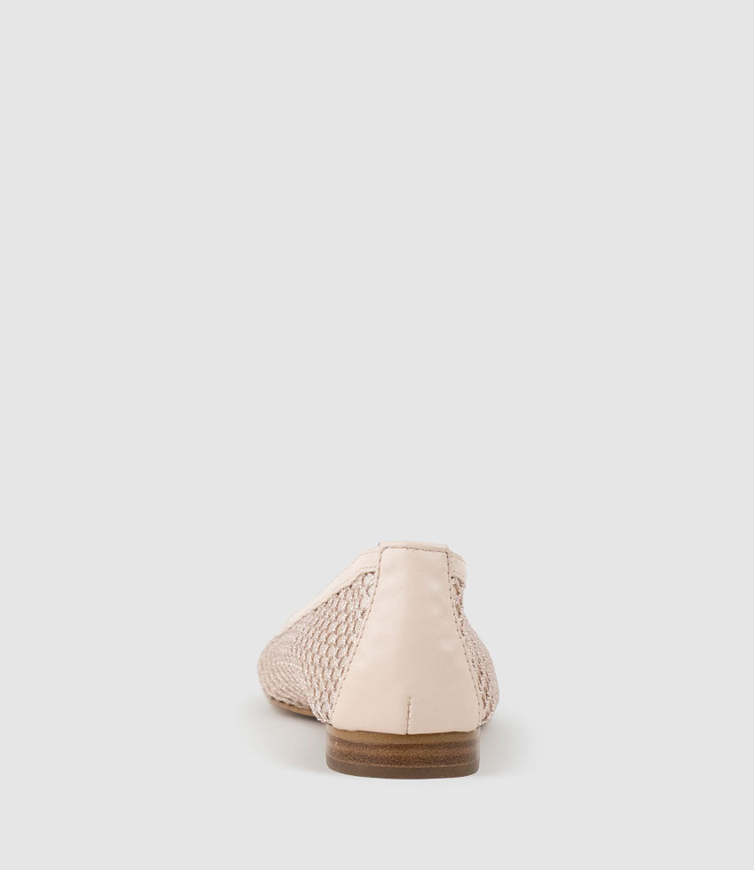 FIORA Bold Mesh Ballet in Beige - Edward Meller