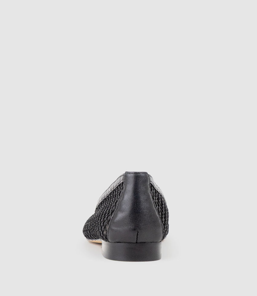 FIORA Bold Mesh Ballet in Black - Edward Meller
