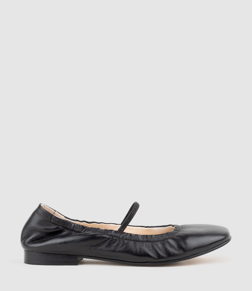 FIRLA Ballet with Strap in Black - Edward Meller