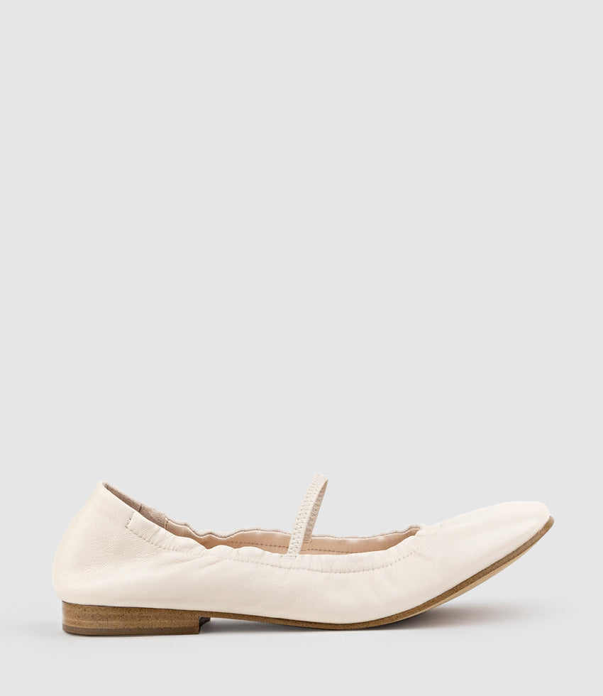 FIRLA Ballet with Strap in Offwhite - Edward Meller
