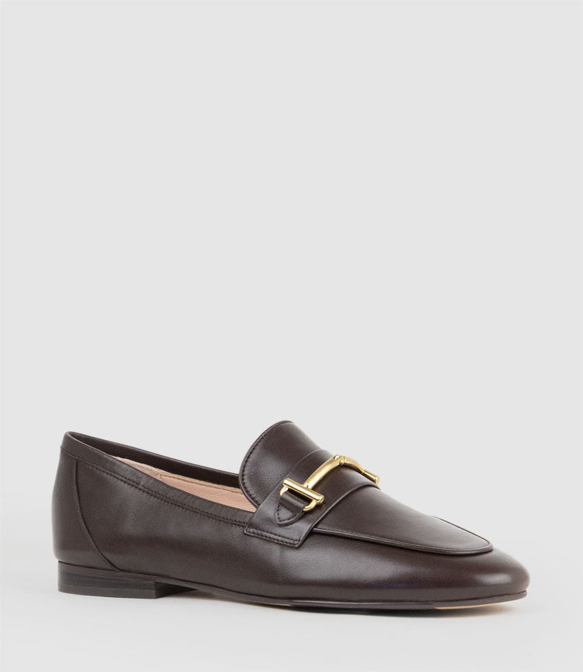 FRANCO Loafer in Chocolate Calf - Edward Meller