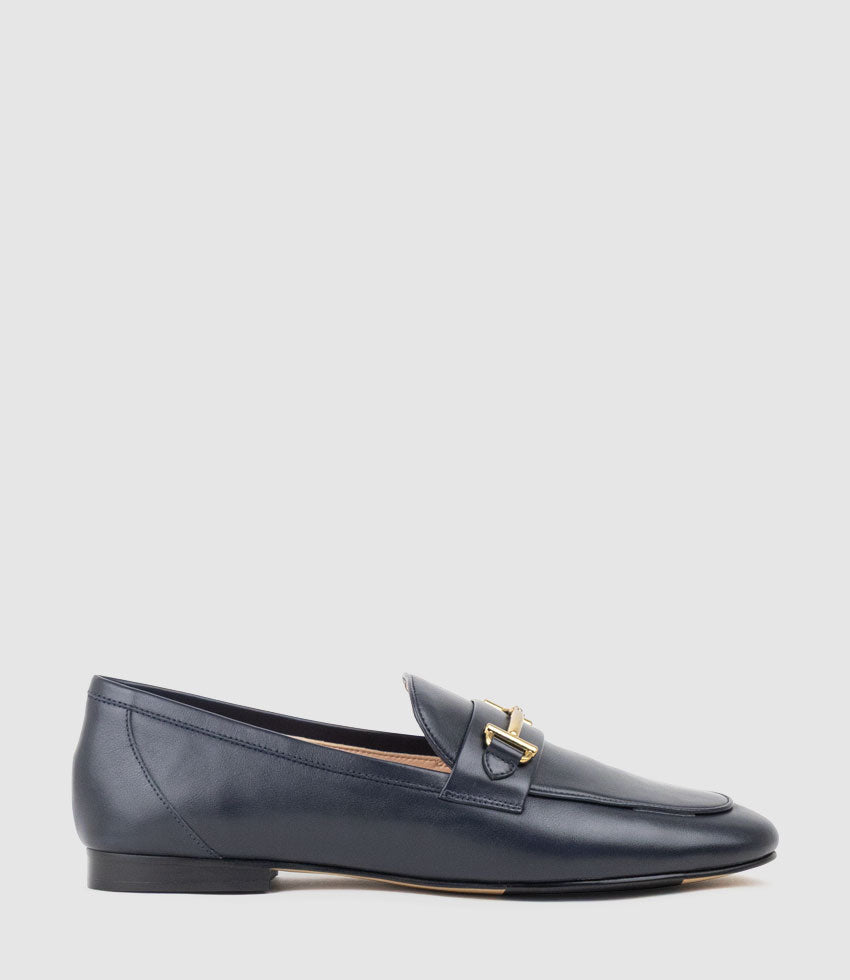 FRANCO Loafer in Navy Calf - Edward Meller