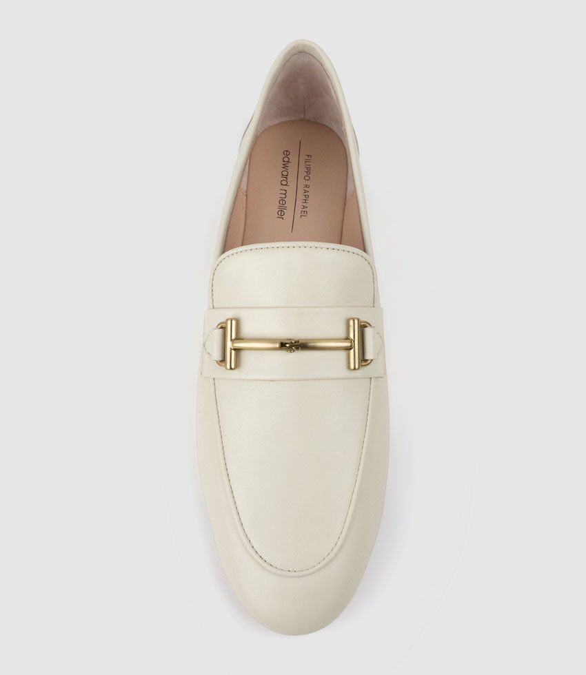 FRANCO Loafer in Offwhite Calf - Edward Meller