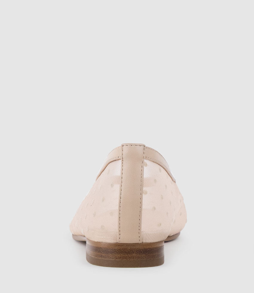 FRESCO Dot Mesh Ballet in Nude - Edward Meller