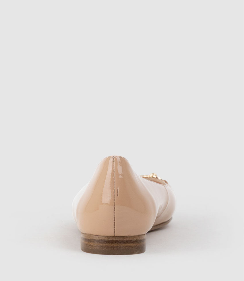 FRIA Ballet with Hardware in Nude Patent - Edward Meller