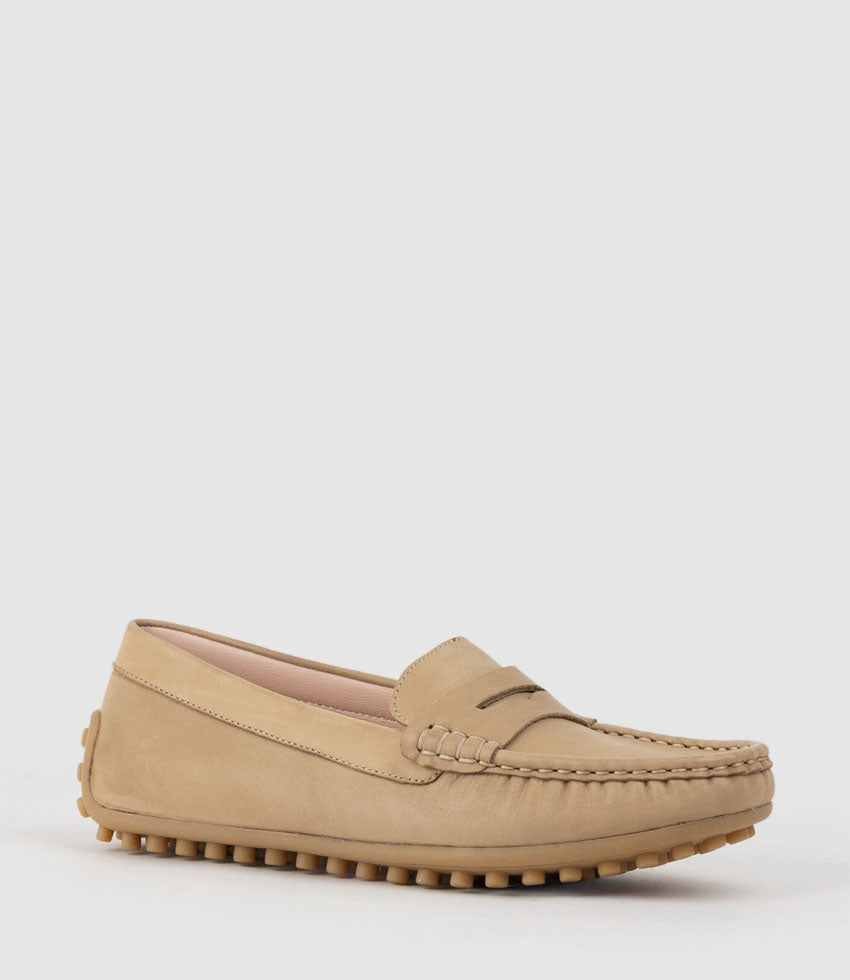 GALLEY Moccasin in Natural Calf - Edward Meller