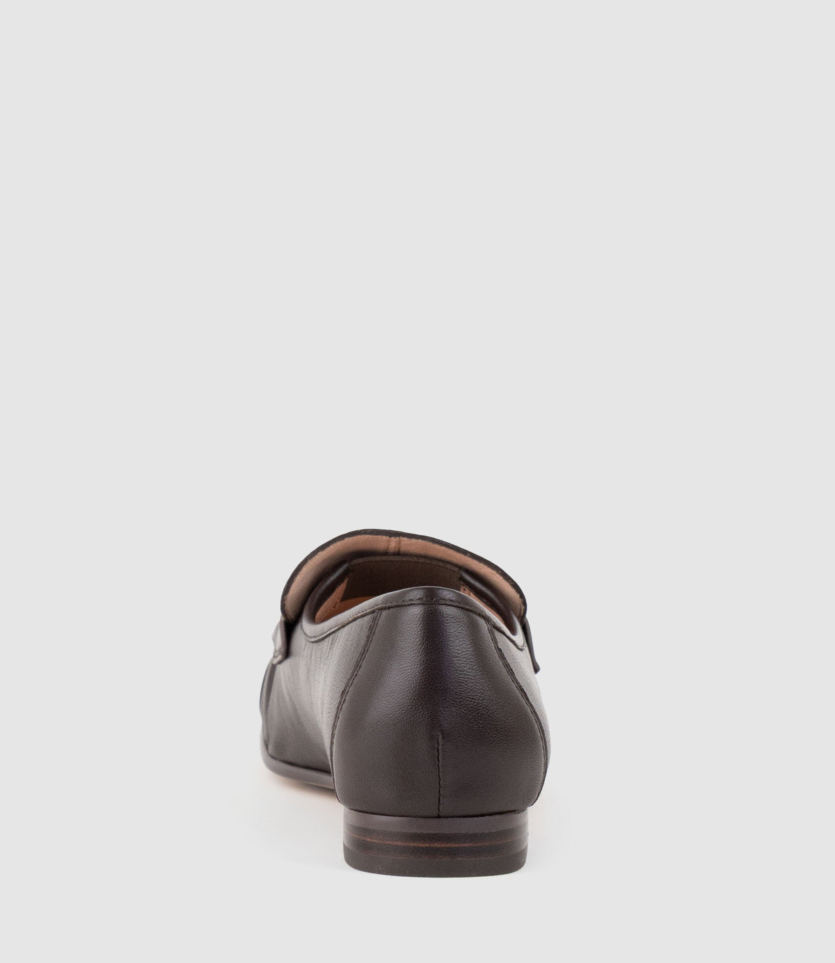 HYPER Ruched Moccasin in Chocolate - Edward Meller