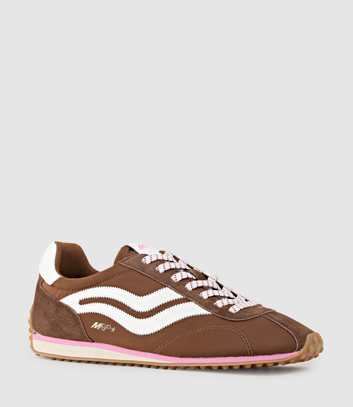 JAMILLA Wave Sneaker in Chocolate Combo
