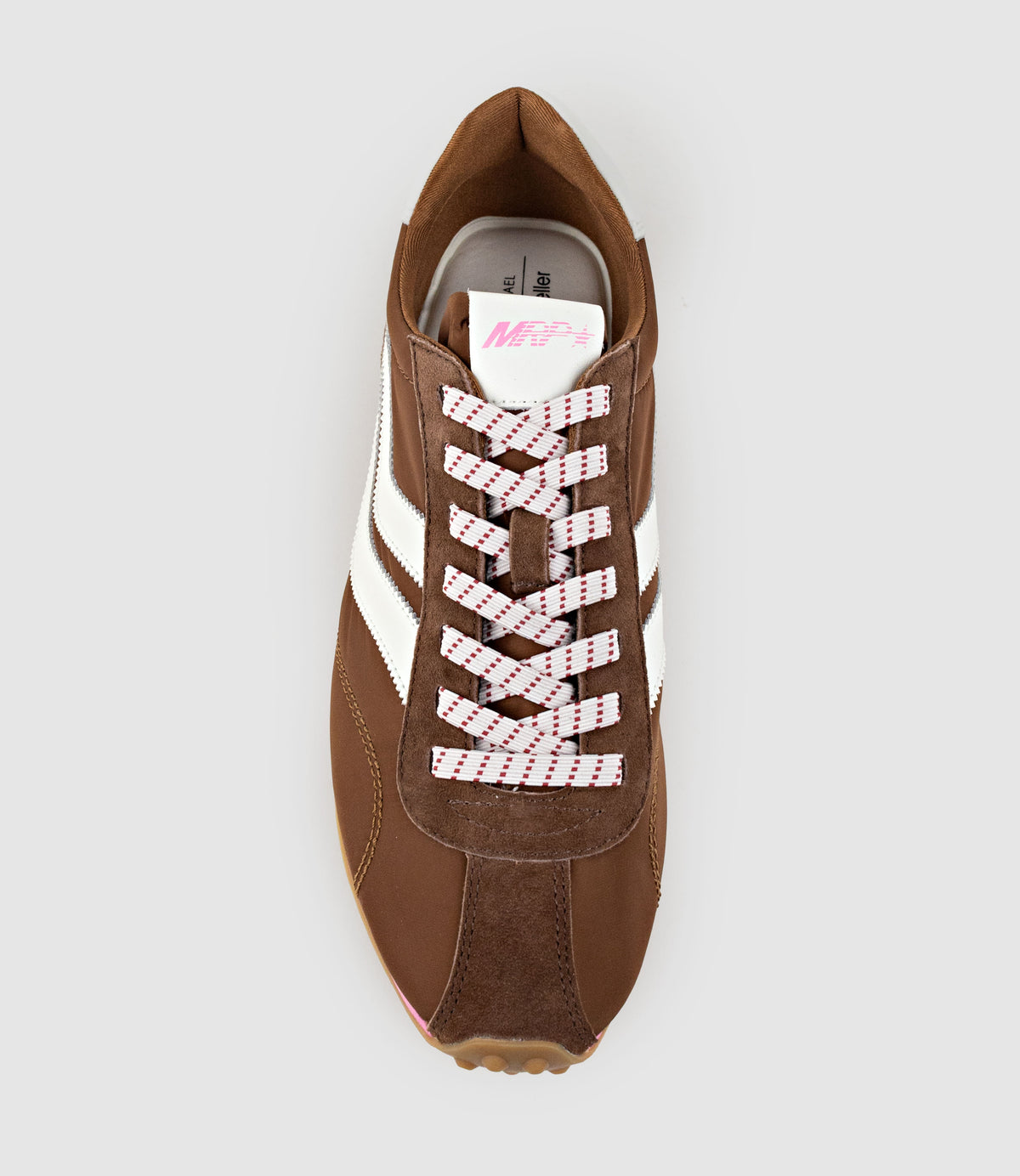 JAMILLA Wave Sneaker in Chocolate Combo - Edward Meller