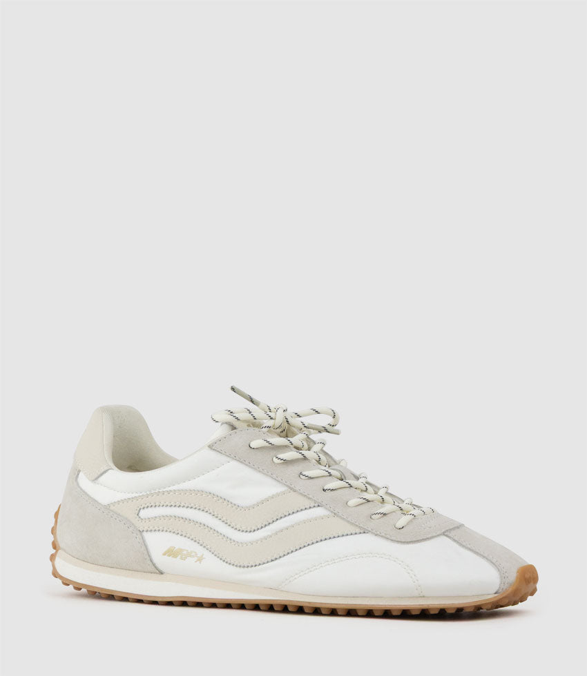 JAMILLA Wave Sneaker in White Combo
