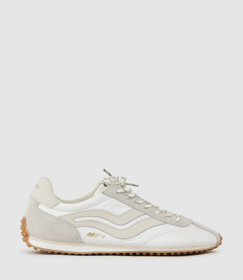 JAMILLA Wave Sneaker in White Combo