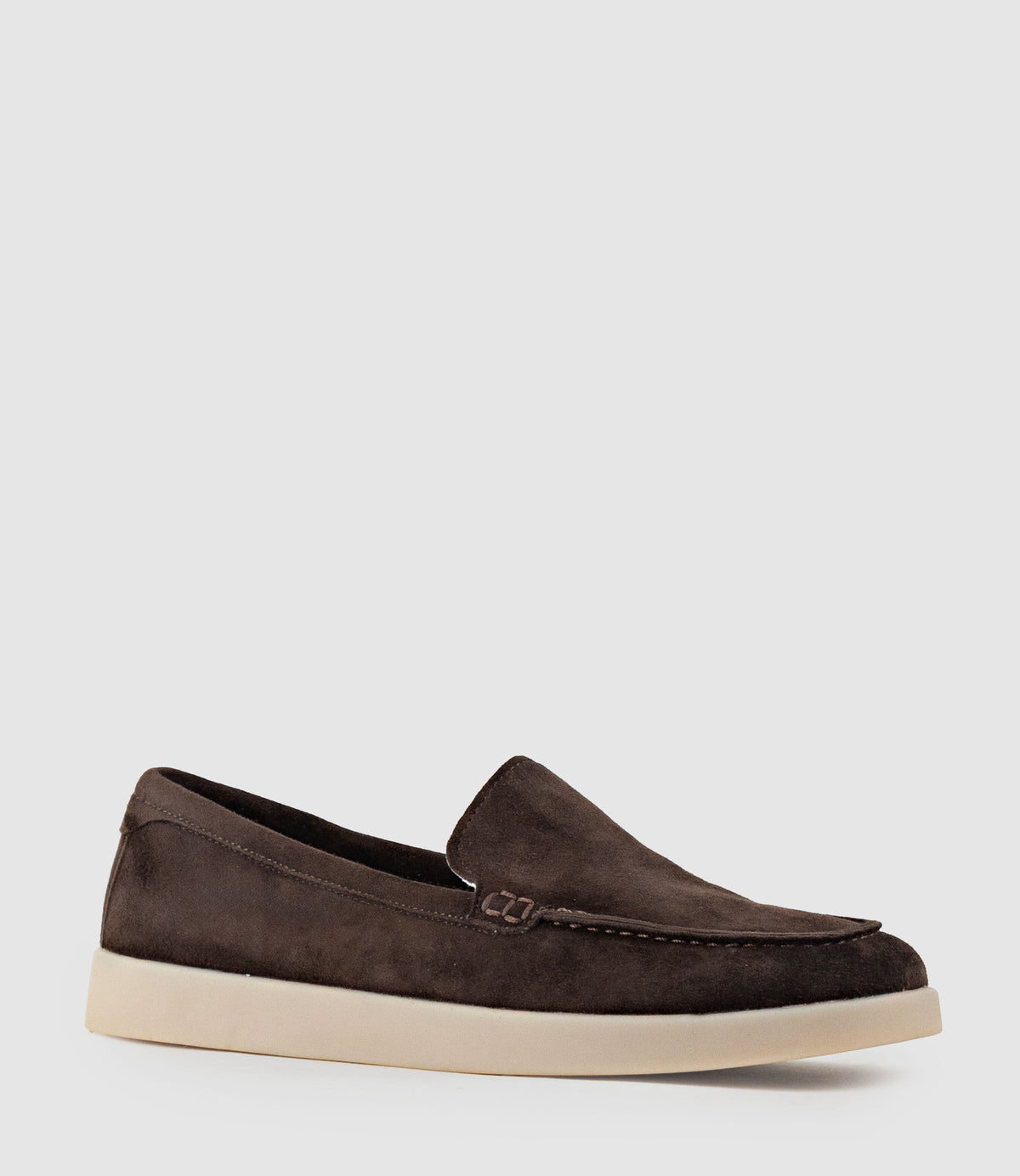 JAVA Slip On in Chocolate Suede - Edward Meller