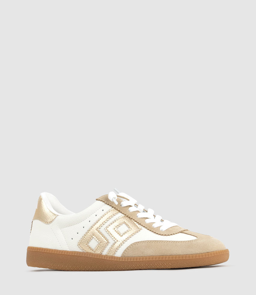 JESTER Sneaker in Beige Combo - Edward Meller