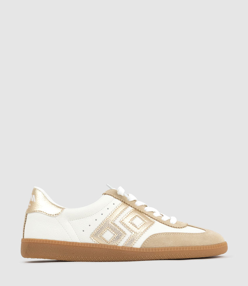 JESTER Sneaker in Beige Combo - Edward Meller