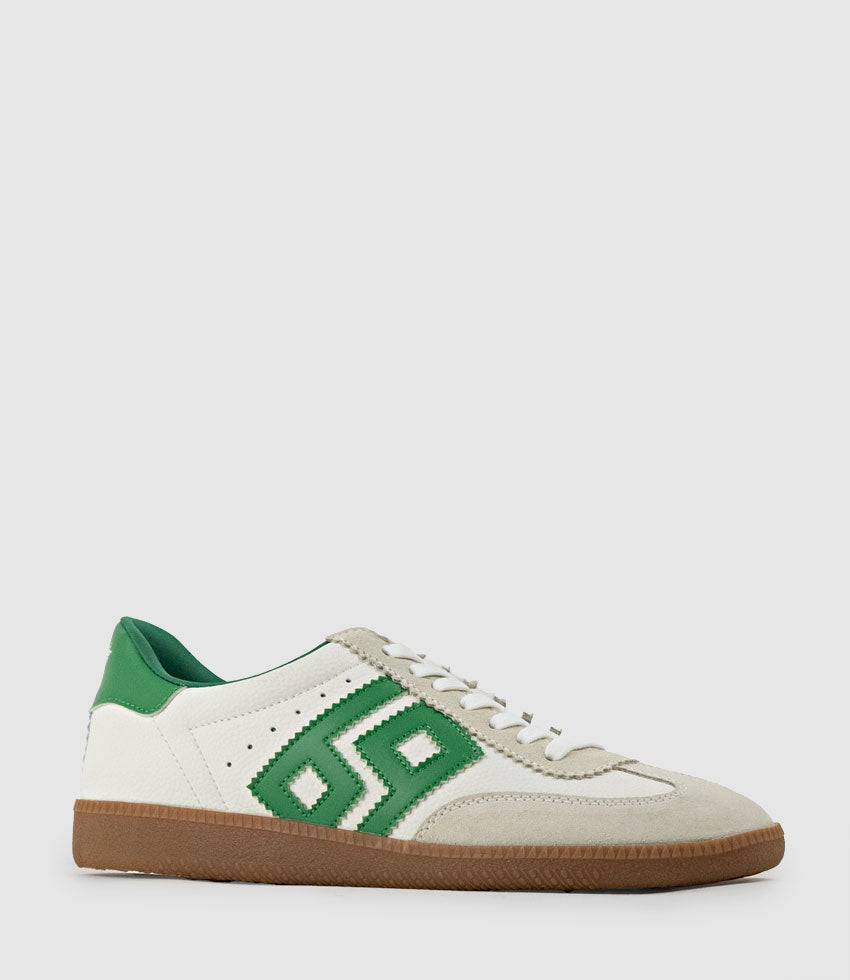 JESTER Sneaker in Metallic Emerald Combo - Edward Meller