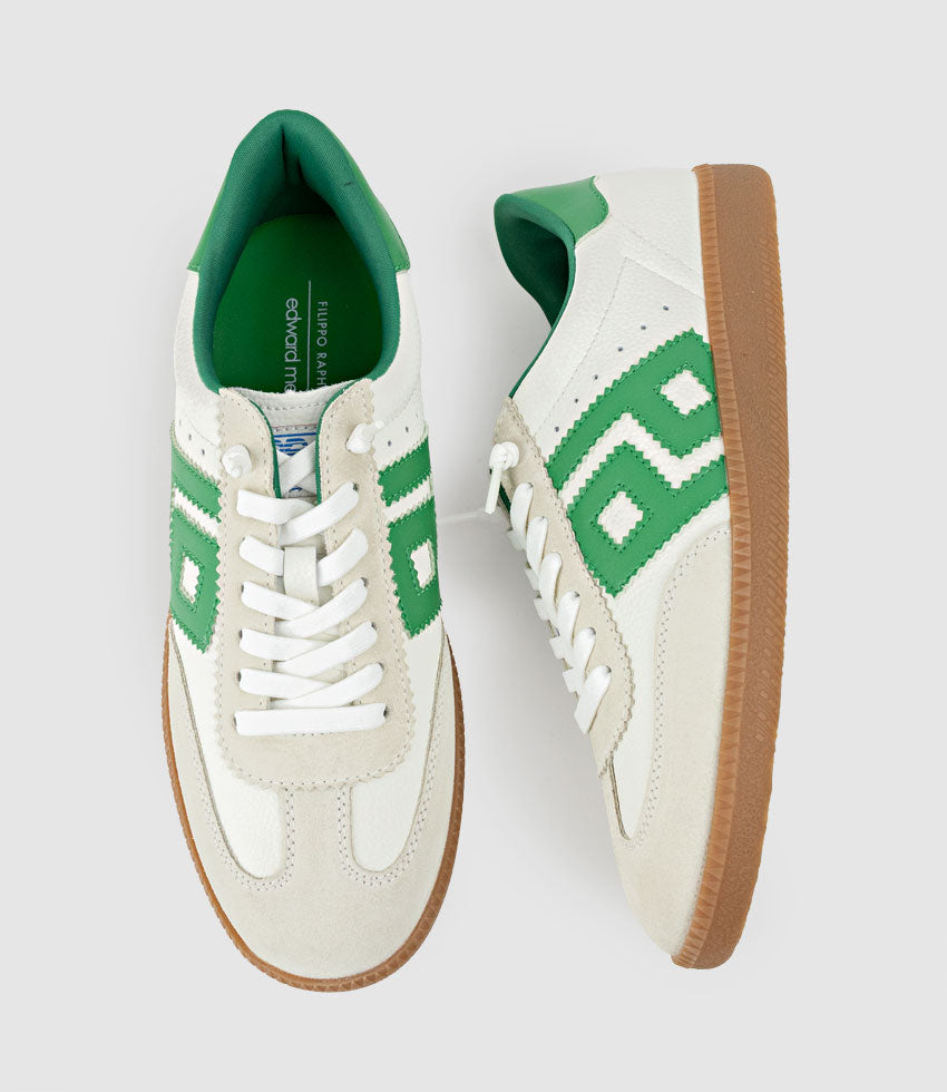 JESTER Sneaker in Metallic Emerald Combo - Edward Meller