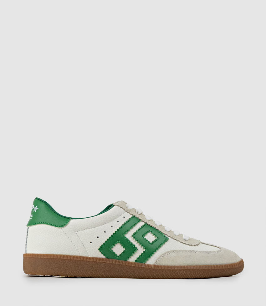 JESTER Sneaker in Metallic Emerald Combo - Edward Meller